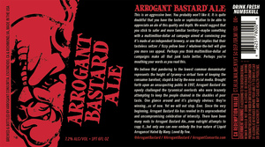 Arrogant Bastard Ale 