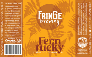 Fringe Brewing Ferntucky March 2020
