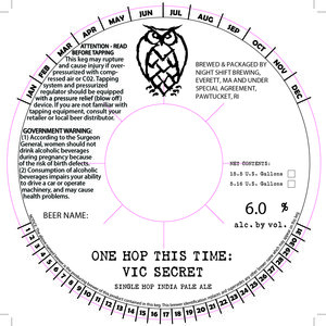 One Hop This Time: Vic Secret February 2020