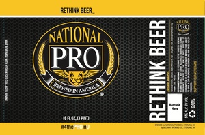 National Pro Beer Rethink