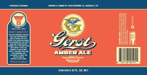 Yazoo Gerst Amber Ale March 2020