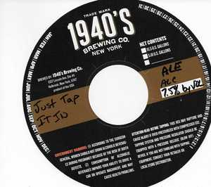 1940's Brewing Co. Just Tap It In March 2020