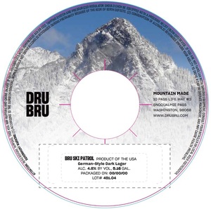 Bru Ski Patrol German-style Dark Lager March 2020