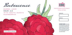 Eponymous Brewing Co. Rubescence Barrel Aged Sour Ale With South Dakota Raspberries