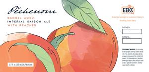 Eponymous Brewing Co. PÉchenom Barrel Aged Imperial Saison Ale With Peaches March 2020