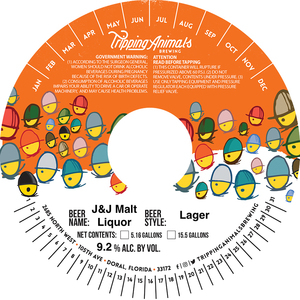 Tripping Animals Brewing J&j Malt Liquor