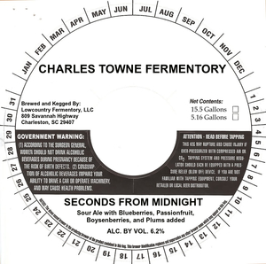 Charles Towne Fermentory Seconds To Midnight