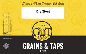Grains & Taps Dry Stout