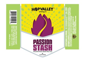 Hop Valley Brewing Co. Passion Stash March 2020
