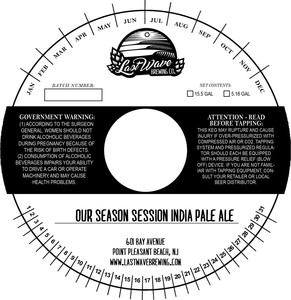 Our Season Session India Pale Ale March 2020