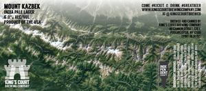 King's Court Brewing Company Mount Kazbek