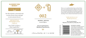 Blackberry Farm Brewery Barrel Series 002 March 2020