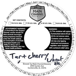 Main Channel Tart Cherry Wheat Ale March 2020