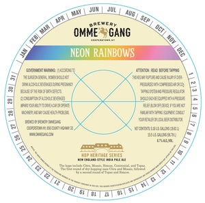 Ommegang Neon Rainbows March 2020