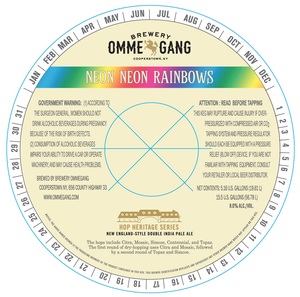 Ommegang Neon Neon Rainbows March 2020