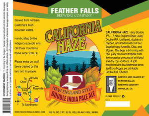 California Haze New England Style Double India Pale Ale