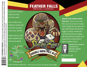 Snake Eyes Double India Pale Ale March 2020