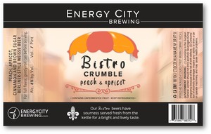 Energy City Bistro Crumble Peach & Apricot March 2020