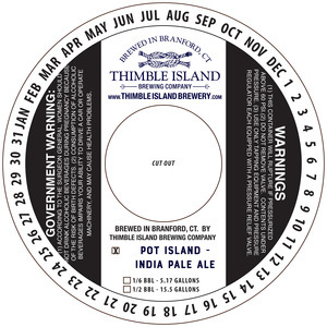 Thimble Island Brewing Company Pot Island March 2020