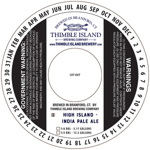 Thimble Island Brewing Company High Island