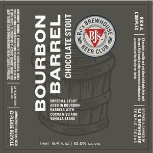 Bj's Bourbon Barrel Chocolate Stout