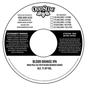 Odd Side Ales Blood Orange IPA