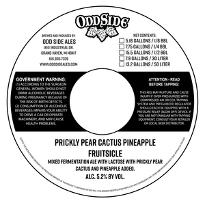 Odd Side Ales Prickly Pear Cactus Pineapple Fruitsicle