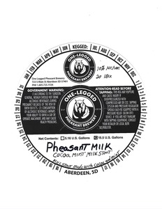 One Legged Pheasant Brewery Pheasant Milk March 2020