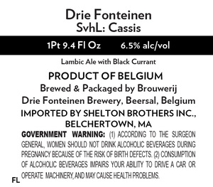 Drie Fonteinen Svhl: Cassis March 2020