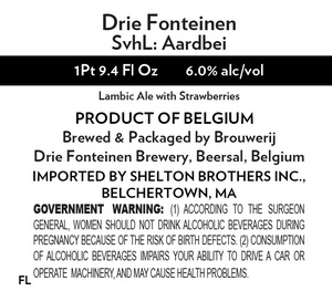 Drie Fonteinen Svhl: Aardbei March 2020