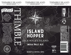 Thimble Island Brewing Company Dick Rock's Island March 2020