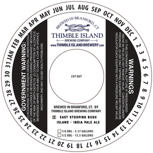 Thimble Island Brewing Company East Stooping Bush Island
