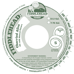 Fiddlehead Brewing Company Cherried Alive