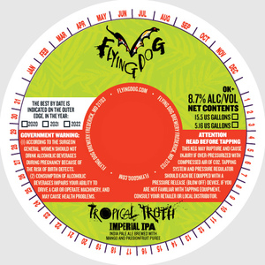 Flying Dog Brewery Tropical Truth Imperial IPA