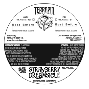 Terrapin Strawberry Dreamsicle