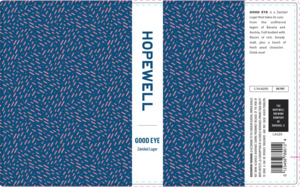 The Hopewell Brewing Company Good Eye Zwickle Lager March 2020