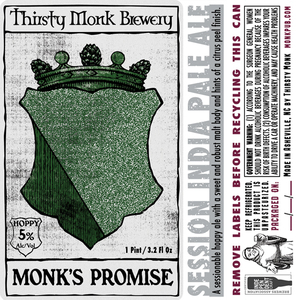 Thirsty Monk Monk's Promise March 2020