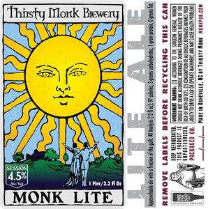 Thirsty Monk Monk Lite March 2020