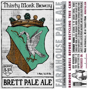 Thirsty Monk Brett Pale Ale March 2020
