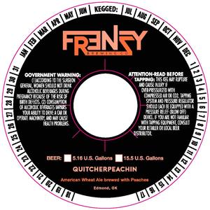 Frenzy Brewing Co Quitcherpeachin