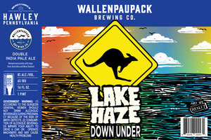 Wallenpaupack Brewing Co Lake Haze Down Under
