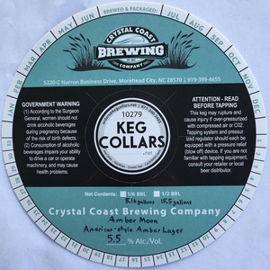 Crystal Coast Brewing Company Amber Moon