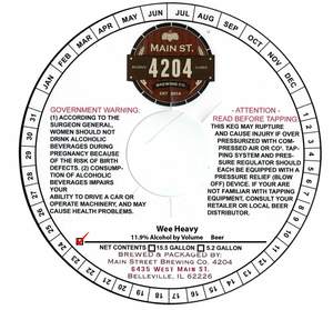 Main Street Brewing Co. 4204 Wee Heavy