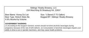 Siblings' Rivalry Brewery LLC 