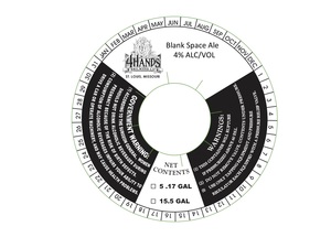 4 Hands Brewing Co Blank Space Ale March 2020