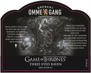 Ommegang Three-eyed Raven March 2020