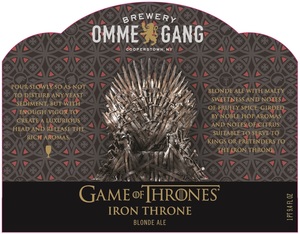 Ommegang Iron Throne March 2020