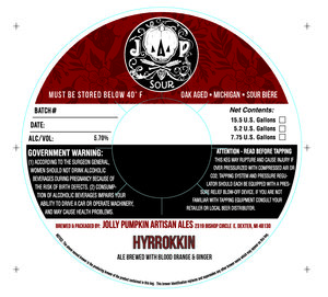 Jolly Pumpkin Artisan Ales Hyrrokkin