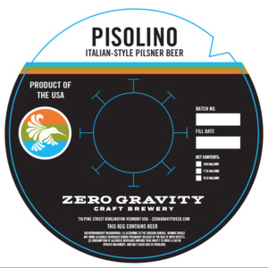 Zero Gravity Craft Brewery Pisolino March 2020