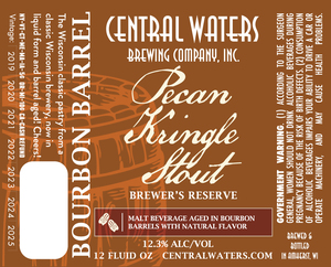 Central Waters Brewing Company, Inc. Pecan Kringle Stout